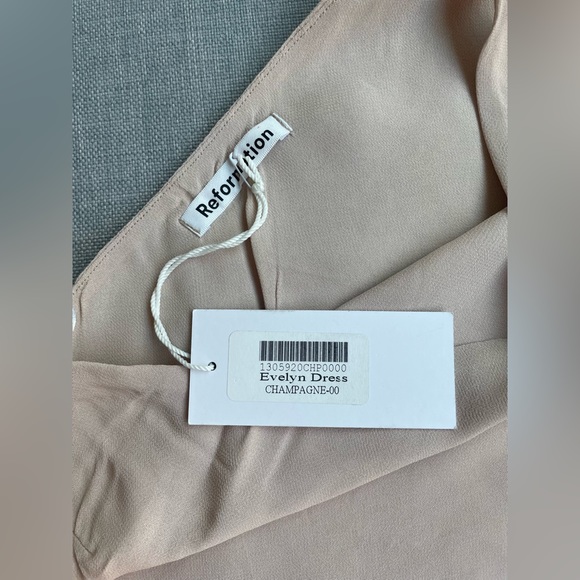 BNWT Reformation Evelyn One Shoulder Dress - Picture 12 of 13